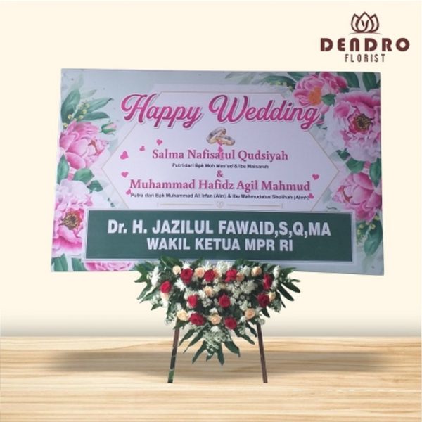 bunga papan wedding (4)